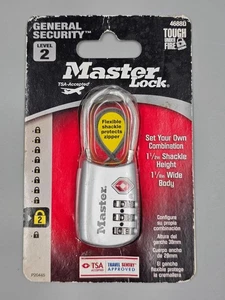 Master Lock 4688D Set La Tua Combinazione Lucchetto Bagagli Omologato TSA Livello 2 - Foto 1 di 3