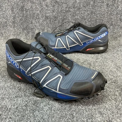 Salomon Speedcross 4 Trail Running Zapatos Para Hombre Talla US 13 Azul Agarre Ligero Foto 1 de 4