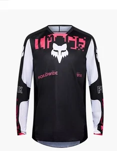 Brand New FOX Racing 180 Digi Image Jersey Mens Medium $40 Moto MX Black Pink - Bild 1 von 7