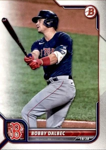 2022 BOWMAN BASE VETERAN PAPER #29 BOBBY DALBEC BOSTON RED SOX - Picture 1 of 2