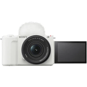 Sony Alpha ZV-E10 II Interchangeable Lens Mirrorless Camera +16-50mm Lens -White - Picture 1 of 12