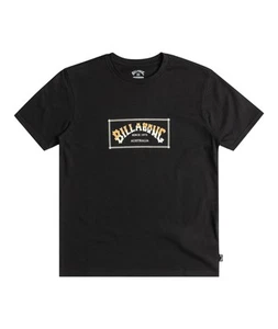 Billabong Kids Arch Short Sleeve Crew Neck Cotton Tee T-Shirt - Black - 16 Yrs - Picture 1 of 2