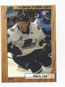 2008-09 Florida Everblades (ECHL) Mark Lee 