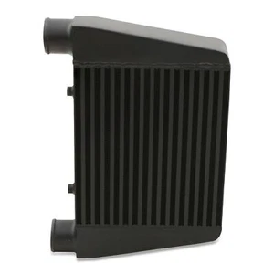 2.5" 63mm BLACK ALLOY DIY TURBO BOOST KIT RACE CAR FRONT MOUNT INTERCOOLER FMIC - Afbeelding 1 van 8