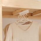 PP Japanese Style Bedside Robe Hooks White Storage Hanger