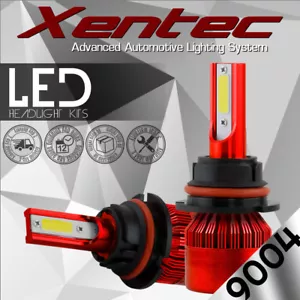 XENTEC LED HID Headlight Conversion kit 9004 HB1 6000K 1999-2001 Dodge Ram 1500 - Picture 1 of 12