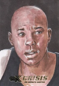 Tarjeta de boceto CZX DC Crisis en Tierras Infinitas, Jay Pangan III 1/1 - Imagen 1 de 2