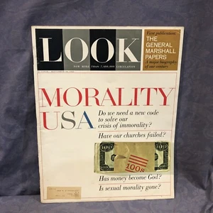 Look September 24, 1963 Magazine Morality USA Article - Picture 1 of 4