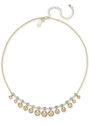 New Kate Spade New York Gol Girl G Plated Mini Necklace WBRUE667 $98