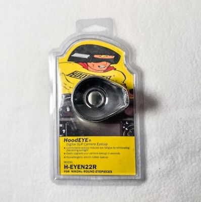Hoodman Hoodeye Eyecup H-EYEN22R : For Nikon Round Eyepiece - NEW - Image 1 of 2