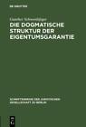 `Schwerdtfeger, Gunther` Die Dogmatische Struktur Der Eige (Us Import) Hbook New