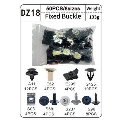 50 PCS Engine Guard Screws For AVENSIS Expansion Buckle Combination Foto 1 de 4