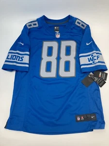 Nike Men's Detroit Lions T.J. Hockenson #88 NFL Player Game Jersey Blue L - Picture 1 of 10