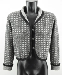 EVA & CLAUDI Women`s Jumper Long Sleeve Buttoned Wool Viscose Pullover Size M - Picture 1 of 9
