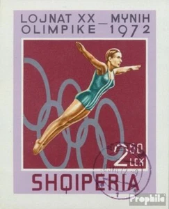 Albania block45 (complete issue) fine used / cancelled 1972 Olympics Summer 72 - Picture 1 of 1