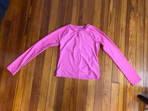 Gap Kids Girls Long Sleeve Full Zip Sweatshirt Pink Azalea Size XL 12 YRS - Picture 1 of 5