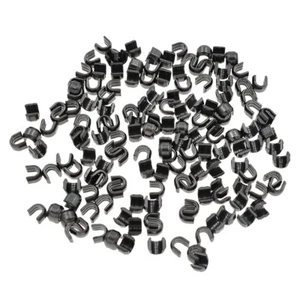 150PCS #5 U-shaped Zipper Stopper Close End Metal Repair Replacement Craft Acc - Picture 1 of 11