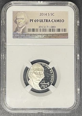 2014-S Proof Jefferson Nickel NGC PF-69 UCAM, Buy 3 Items, Get $5 Off!! Cover