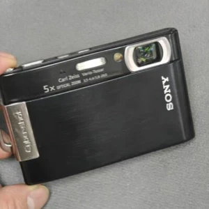 Sony Cyber-shot DSC-T200 8.1MP CCD Vintage Digital Camera - 100% Working-Black - Picture 1 of 6