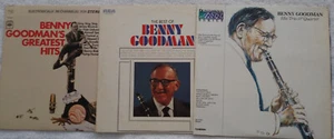 Benny Goodman - 3 Lot Vinyl Lp's - Best Of/Greatest Hits/His Trio & Quartet - Picture 1 of 3