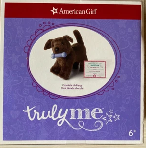 American Girl Truly Me Chocolate Lab Welpe mit Adoptionsurkunde NEU 2021 - Bild 1 von 2