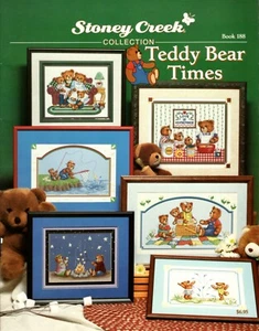 Teddy Bear Times Cross Stitch Pattern Booklet 188 by Stoney Creek - Picture 1 of 3