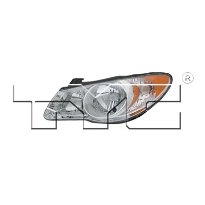 Conjunto de faros TYC para 07-09 Elantra 20-6812-00 Foto 1 de 4