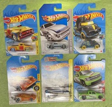 2012 2013 2018 Hot Wheels Treasure Hunt Lot 6 TH Ford Truck Chevy Silverado Rx-7