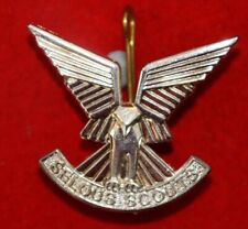 SUPERB RHODESIAN RHODESIA ARMY SELOUS SCOUTS ANODISED ALUMINIUM BERET BADGE