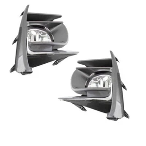 Pair LED Clear DRL Fog Light Lamps+Cover W/Blubs For 2018-2020 Toyota Sienna - Picture 1 of 8