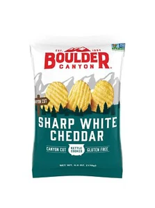Boulder Canyon Natural Foods - Kettle Chips Wht Cheddar - Case of 12-6 Oz - Picture 1 of 1