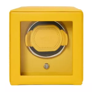 WOLF Cub Single Watch Winder with Cover in Yellow, 461192 - Picture 1 of 5