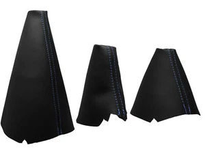 Hellblau Faden Schaltsack Handbremsmanchete Hi-Low Für DISCOVERY II 1998-2004 - Picture 1 of 1