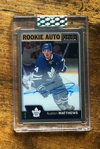 2016-17 O-Pee-Chee Platinum Rookie Autographs #RAM Auston Matthews A #X10655 - Bild 1 von 2