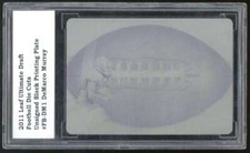 2011 Leaf UD Demarco Murray RC Unsigned Black Printing Plate 1/1 WW094