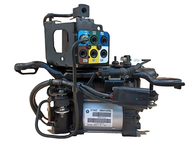 2011-2020 Jeep Grand Cherokee Air Suspension Compressor Pump COMPLETE UNIT USA   - Image 1 of 4