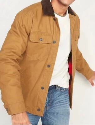 Old Navy Premium Flannel Cozy Lined Corduroy Collar Warm Jacket XXL - Image 1 of 4
