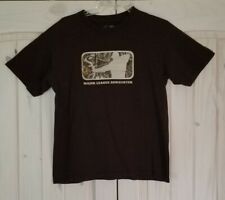 Major League Bowhunter MLB T-Shirt ~ Fits Like M or S Adult ~ 2-Sided Hunt Fish
