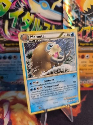 Pokemon Karte Card Mamutel Mamoswine Triumphant Triumph Deutsch Holo NM+  - Bild 1 von 4