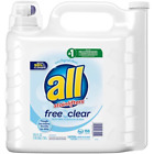 All Liquid Laundry Detergent Free Clear For Sensitive Skin (250 Oz.,166 Loads)