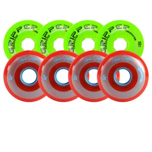 Labeda Roller Hockey Wheel Gripper X-Soft 74A Youth Hilo Combo 68mm 72mm - Picture 1 of 4