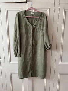 linen shirt dress by east - Picture 1 of 4