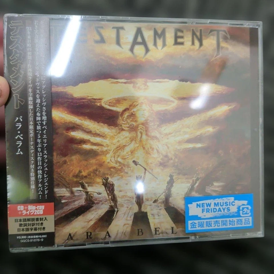 Testament Para Bellum Limited Edition CD Blu-ray 2 Live CD Japan GQCS-91676