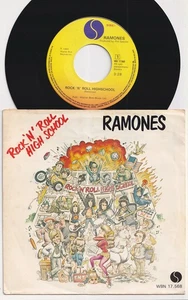 RAMONES * Rock'N'Roll High School * 1980 HOLLAND 45 * PUNK ROCK * - Picture 1 of 2