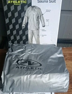 Tuta sauna per adulti Athletic Works taglia XL/2X adatta alla vita 42-50 - Foto 1 di 3