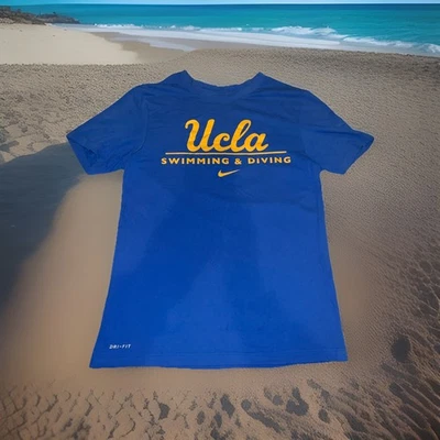 Camisa atlética Nike UCLA Bruins equipe de natação e mergulho pequena vintage - Imagem 1 de 4