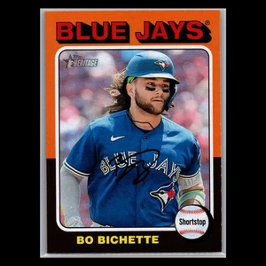 2024 Topps Heritage - #152 Bo Bichette - Toronto Blue Jays - Picture 1 of 2