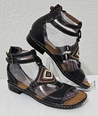 Naturalizer Women's Black Sandal Beaded Dorsum Size 6M - Image 1 of 4