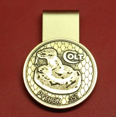 COLT FIREARMS Brass Python Money Clip - Image 1 of 2