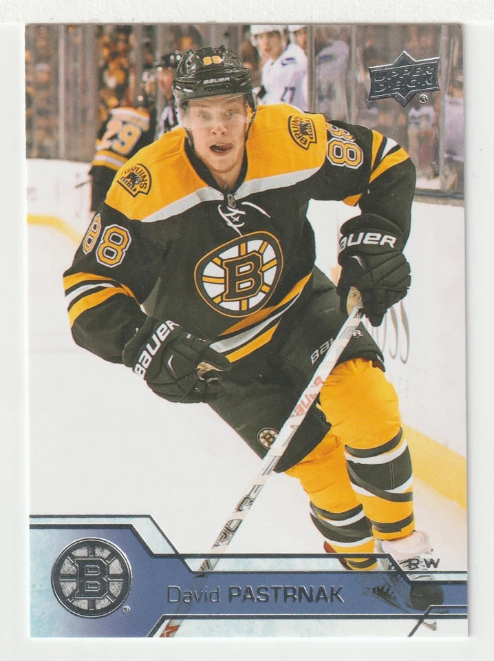 David Pastrnak - Boston Bruins (Hockey Card) 2016-17 Upper Deck # 16 Mint - Image 1 of 1